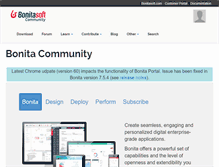 Tablet Screenshot of community.bonitasoft.com